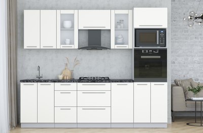 Кухонный гарнитур Интерлиния Мила Пластик 2.6