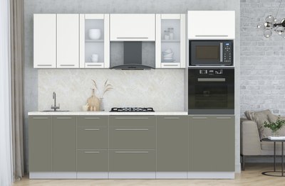 Кухонный гарнитур Интерлиния Мила Пластик 2.6