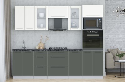 Кухонный гарнитур Интерлиния Мила Пластик 2.6