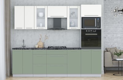 Кухонный гарнитур Интерлиния Мила Пластик 2.6