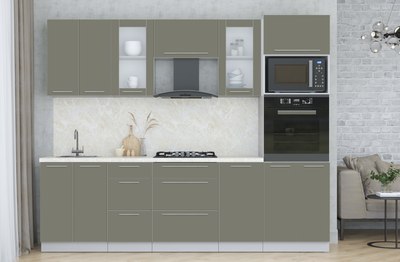 Кухонный гарнитур Интерлиния Мила Пластик 2.6