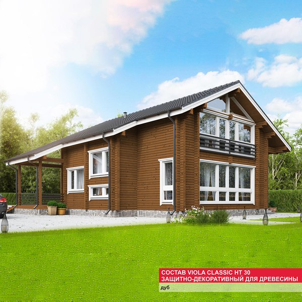 Защитно-декоративный состав MAV Viola Classic HT 30