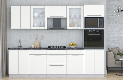 Кухонный гарнитур Интерлиния Мила Пластик 2.8