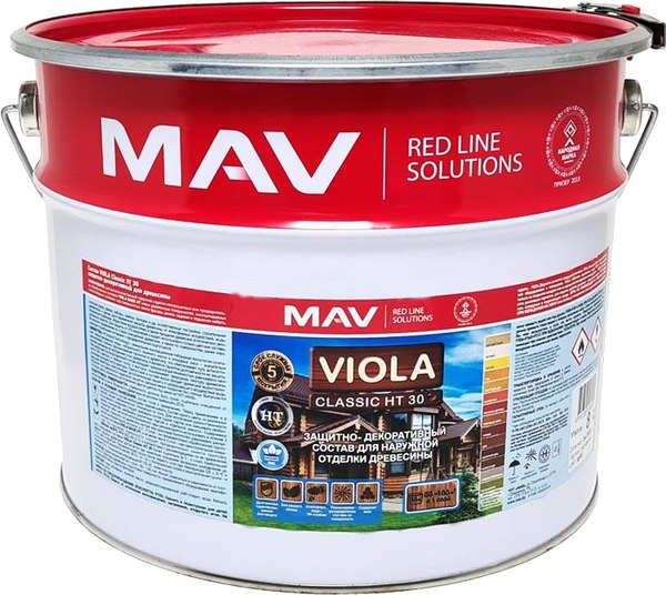 Защитно-декоративный состав MAV Viola Classic HT 30 - фото