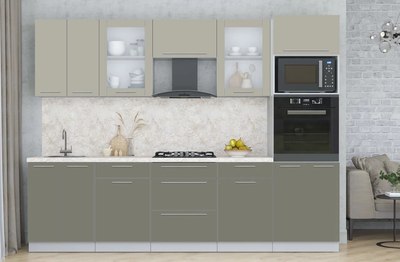 Кухонный гарнитур Интерлиния Мила Пластик 2.8