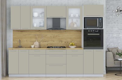 Кухонный гарнитур Интерлиния Мила Пластик 2.8