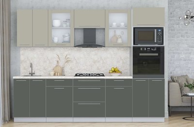 Кухонный гарнитур Интерлиния Мила Пластик 2.8