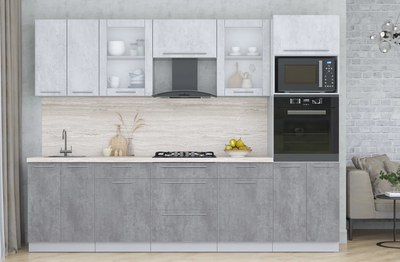 Кухонный гарнитур Интерлиния Мила Пластик 2.8