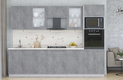 Кухонный гарнитур Интерлиния Мила Пластик 2.8