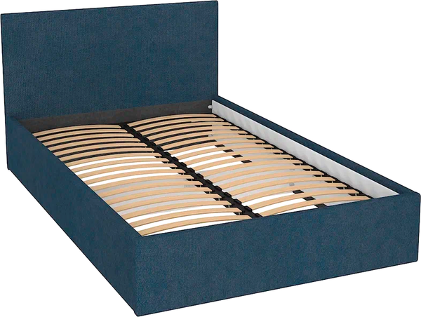 Двуспальная кровать МДК Диана Blue КР1-BL1400 140x200 - фото