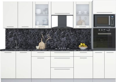 Кухонный гарнитур Интерлиния Мила Пластик 3.0 - фото