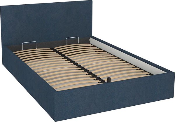 Полуторная кровать МДК Диана Blue с подъемным механизмом КР2-BL1400 140x200 - фото