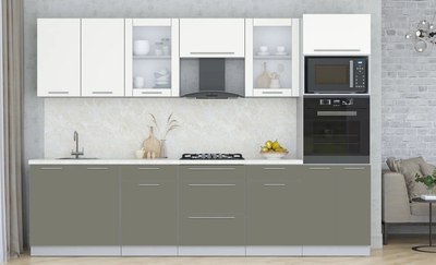 Кухонный гарнитур Интерлиния Мила Пластик 3.0