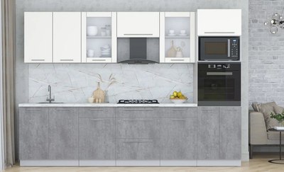 Кухонный гарнитур Интерлиния Мила Пластик 3.0