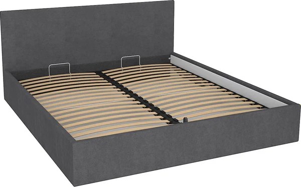 Двуспальная кровать МДК Диана Grafit с подъемным механизмом КР2-GR1800 180x200 - фото