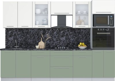 Кухонный гарнитур Интерлиния Мила Пластик 3.0 - фото