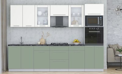 Кухонный гарнитур Интерлиния Мила Пластик 3.0