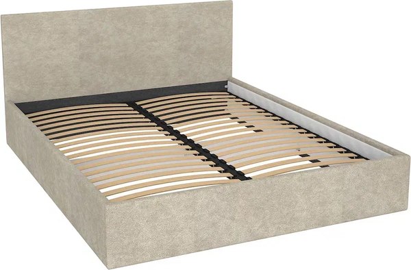 Двуспальная кровать МДК Диана Ivory КР1-IV1400 140x200 - фото