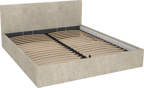 Двуспальная кровать МДК Диана Ivory с подъемным механизмом КР2-IV1800 180x200 - фото