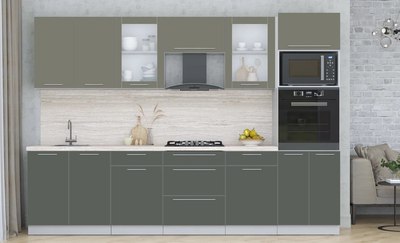 Кухонный гарнитур Интерлиния Мила Пластик 3.0