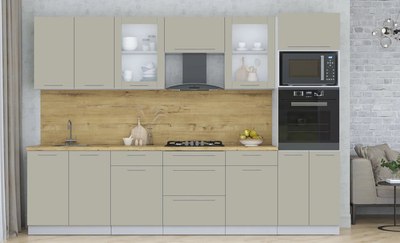 Кухонный гарнитур Интерлиния Мила Пластик 3.0