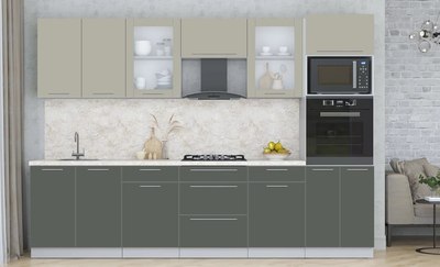 Кухонный гарнитур Интерлиния Мила Пластик 3.0