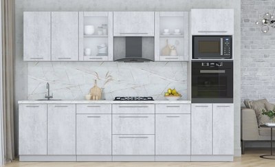 Кухонный гарнитур Интерлиния Мила Пластик 3.0