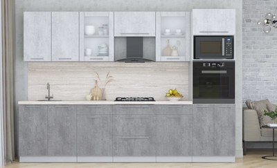 Кухонный гарнитур Интерлиния Мила Пластик 3.0