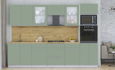 Кухонный гарнитур Интерлиния Мила Пластик 3.0