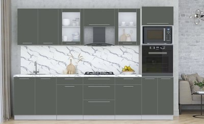 Кухонный гарнитур Интерлиния Мила Пластик 3.0