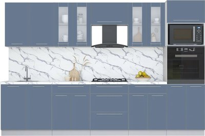 Кухонный гарнитур Интерлиния Мила Пластик 3.2 - фото