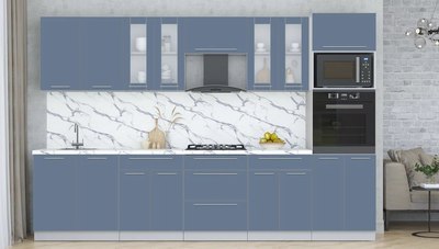 Кухонный гарнитур Интерлиния Мила Пластик 3.2