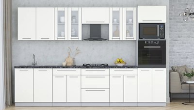 Кухонный гарнитур Интерлиния Мила Пластик 3.2