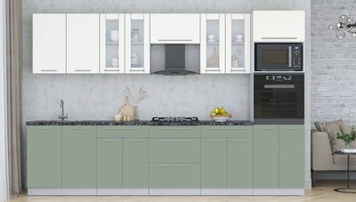 Кухонный гарнитур Интерлиния Мила Пластик 3.2