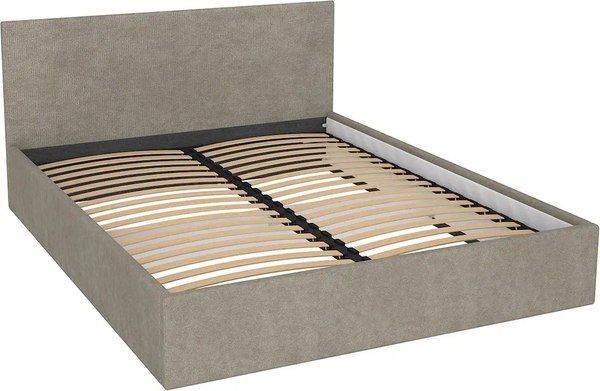 Двуспальная кровать МДК Диана Beige КР1-BE1400 140x200 - фото