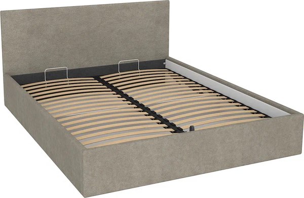 Двуспальная кровать МДК Диана Beige с подъемным механизмом КР2-BE1600 160x200 - фото