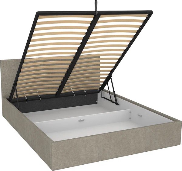 Двуспальная кровать МДК Диана Beige с подъемным механизмом КР2-BE1600 160x200