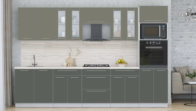 Кухонный гарнитур Интерлиния Мила Пластик 3.2