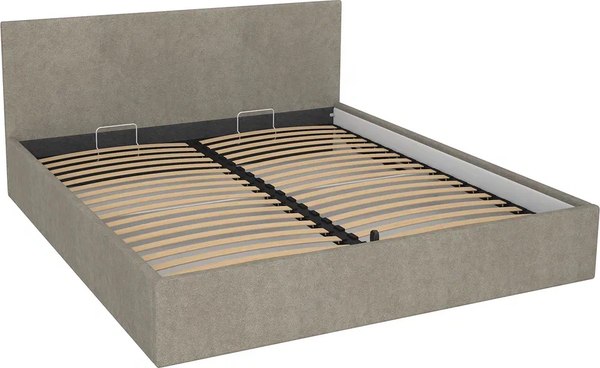 Двуспальная кровать МДК Диана Beige с подъемным механизмом КР2-BE1800 180x200 - фото