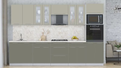 Кухонный гарнитур Интерлиния Мила Пластик 3.2