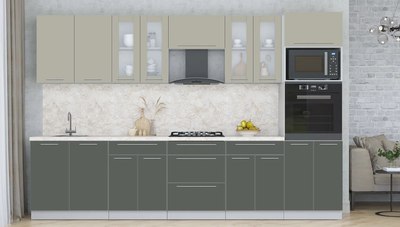 Кухонный гарнитур Интерлиния Мила Пластик 3.2