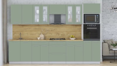 Кухонный гарнитур Интерлиния Мила Пластик 3.2