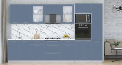 Кухонный гарнитур Интерлиния Мила Пластик 3.4