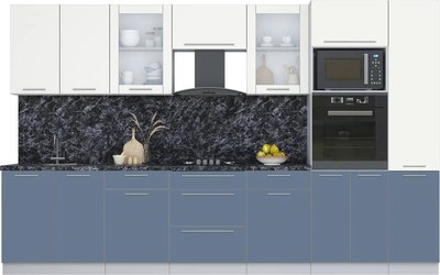 Кухонный гарнитур Интерлиния Мила Пластик 3.4 - фото