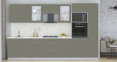 Кухонный гарнитур Интерлиния Мила Пластик 3.4