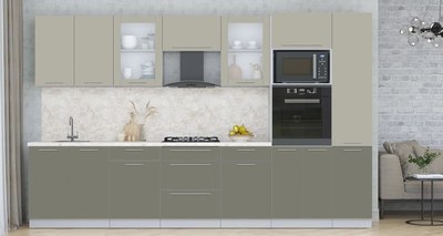 Кухонный гарнитур Интерлиния Мила Пластик 3.4