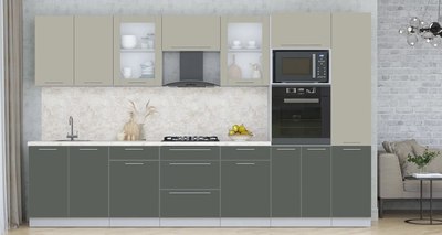 Кухонный гарнитур Интерлиния Мила Пластик 3.4