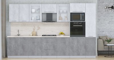 Кухонный гарнитур Интерлиния Мила Пластик 3.4