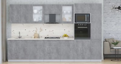 Кухонный гарнитур Интерлиния Мила Пластик 3.4