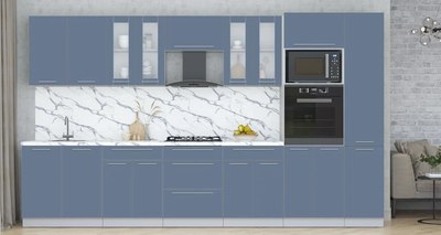 Кухонный гарнитур Интерлиния Мила Пластик 3.6